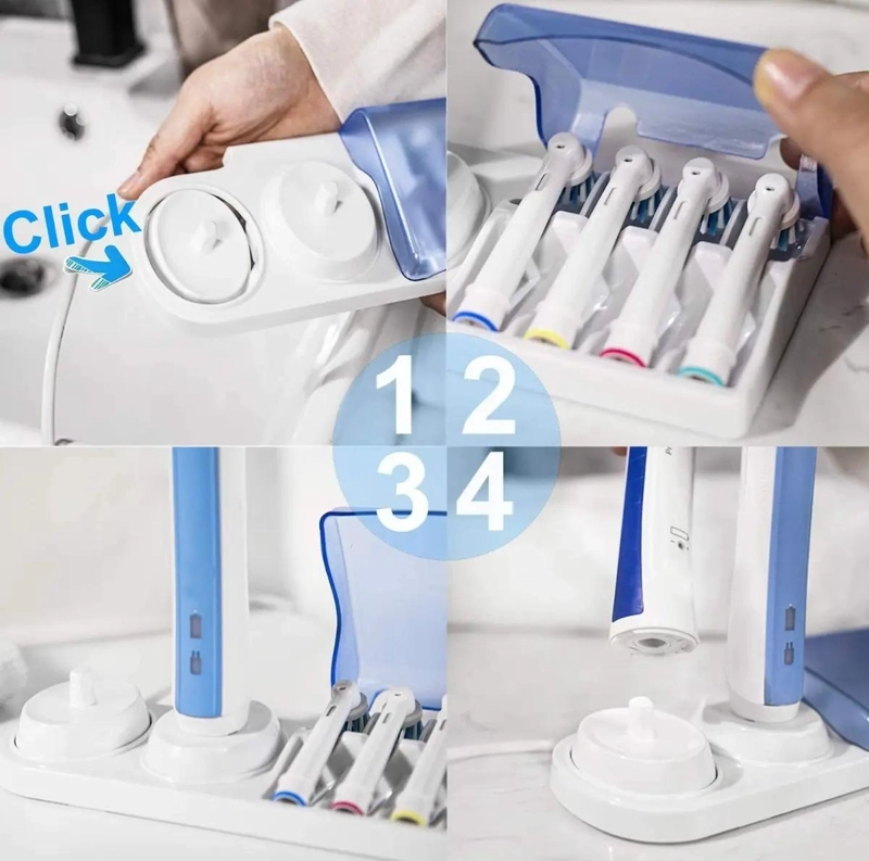 SOPORTE Y ORGANIZADOR PARA CEPILLO ELE CTRICO Y CABEZALES - 5