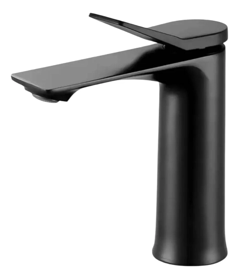 LLAVE MONOMANDO NEGRA PARA LAVATORIO MODERNA - 1