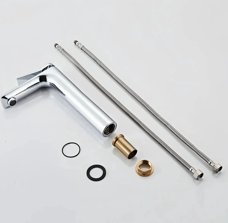 LLAVE MONOMANDO NEGRA PARA LAVATORIO MODERNA - 3