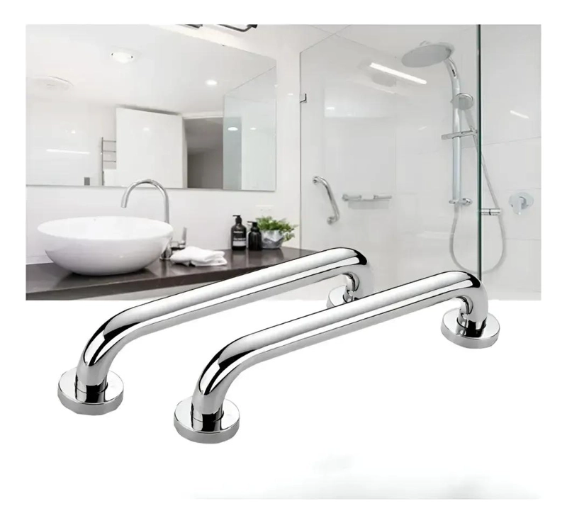 MANILLA BARRA RECTA SEGURIDAD PARA BAÑO 30 CM - 2