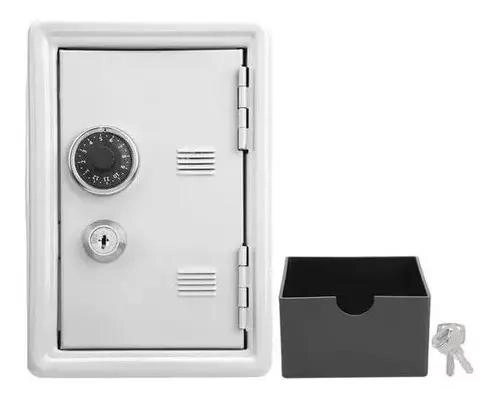 CAJA FUERTE METALICA CON LLAVE Y FUNCION ALCANCIA - 1