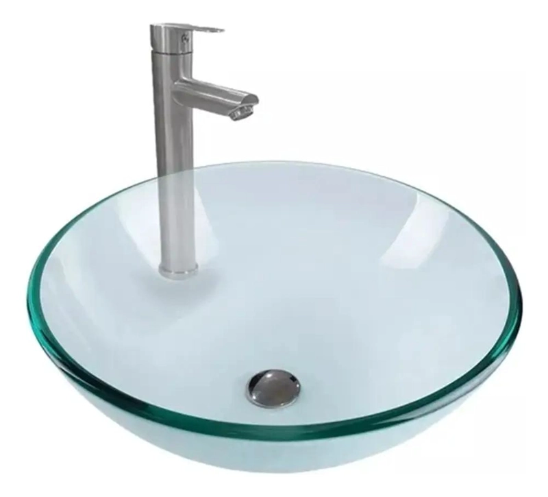 LLAVE MONOMANDO ALTA PARA LAVAMANOS ACERO INOXIDABLE - 2