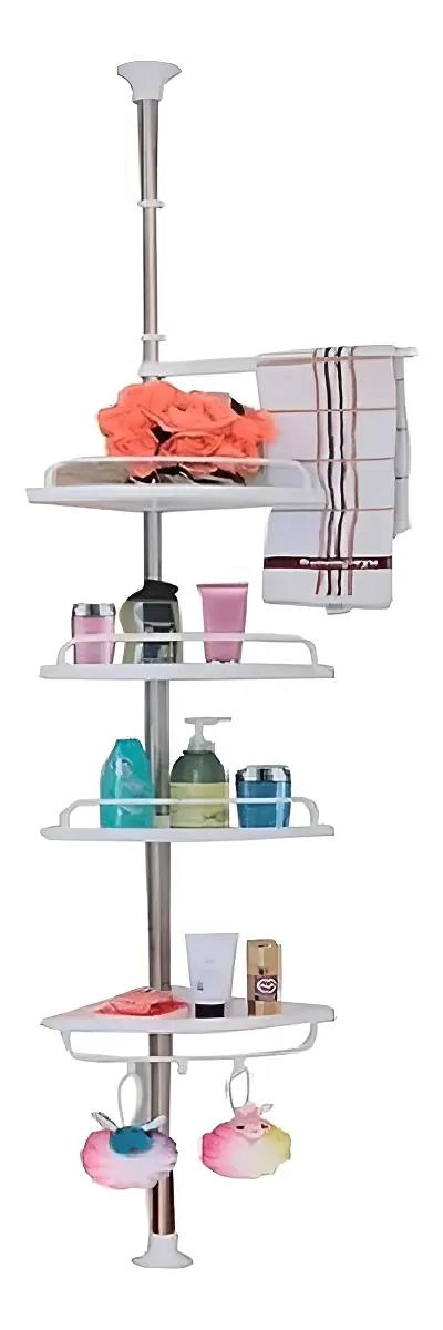 ORGANIZADOR ESQUINERO PARA DUCHA DE 4 NIVELES - 1