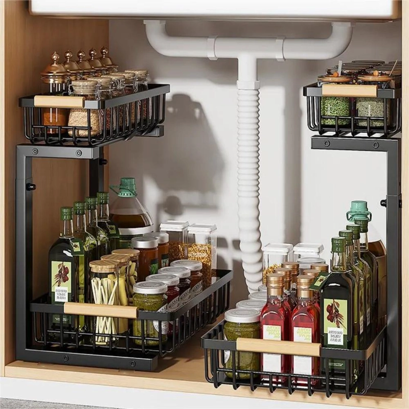 ORGANIZADOR ESTANTE MULTIUSO BAJO LAVAPLATOS PARA COCINA - 3