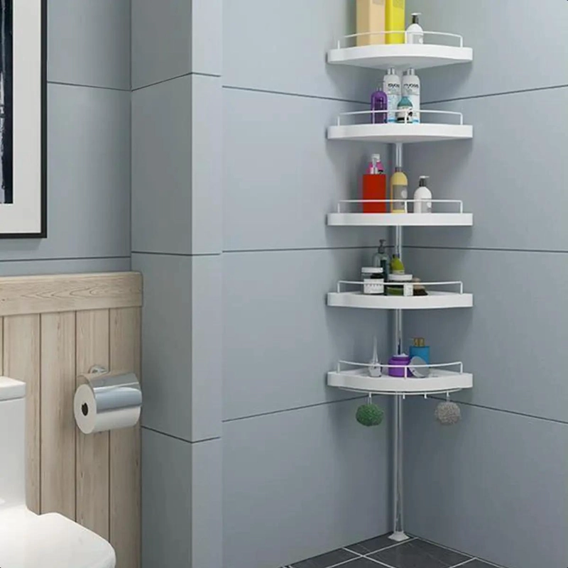 ORGANIZADOR ESQUINERO PARA DUCHA 4 PISOS AJUSTABLE - 5
