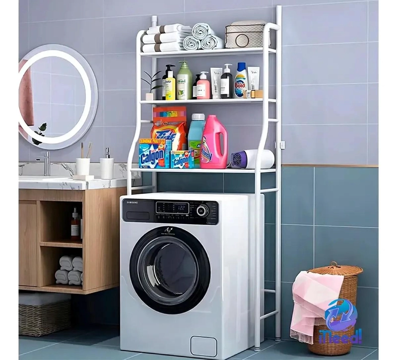 ESTANTE METALICO ORGANIZADOR DE 3 NIVELES PARA BAÑO Y LAVANDERIA - 2