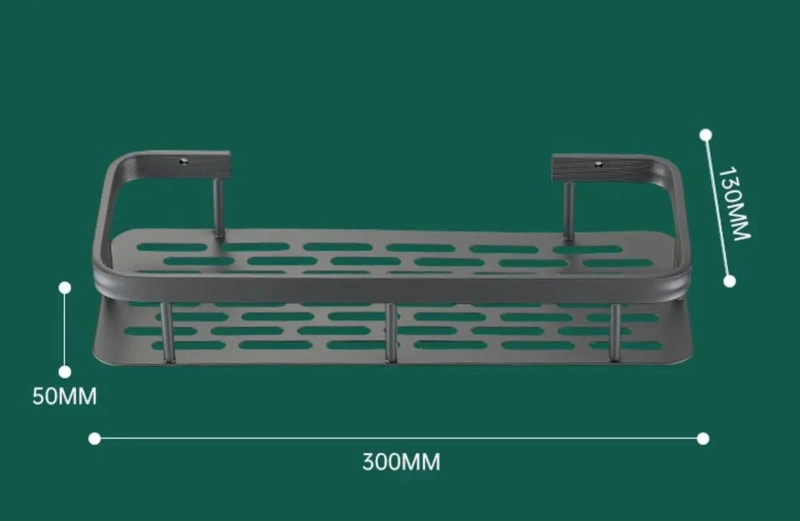 PACK 2 ESTANTES DE PARED PARA BAÑO Y COCINA SIN TALADRO - 3