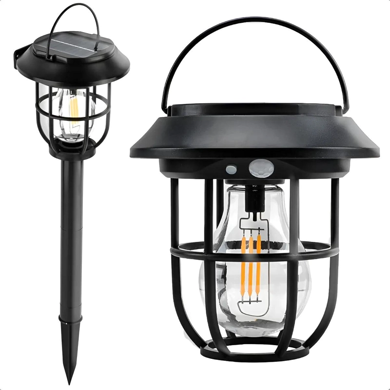 LAMPARAS SOLARES EXTERIORES CON ESTACAS PARA JARDIN - 2