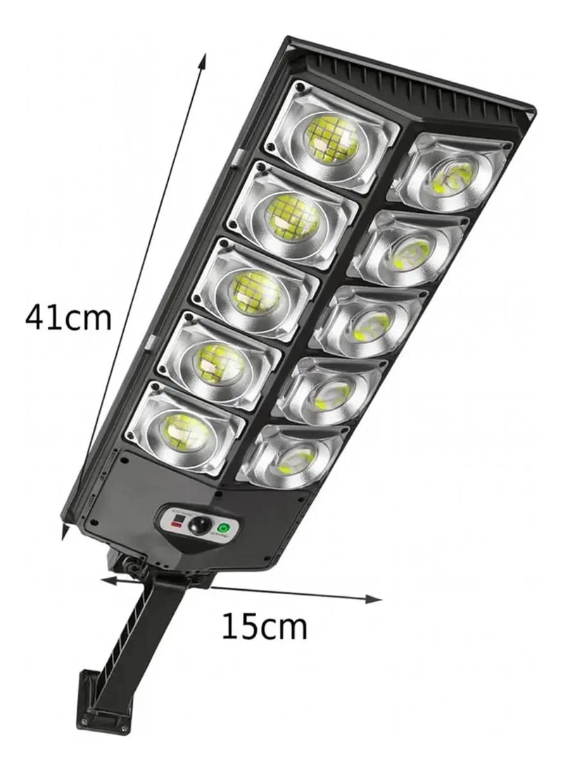 FOCO SOLAR LED EXTERIOR CON SENSOR DE MOVIMIENTO - 2