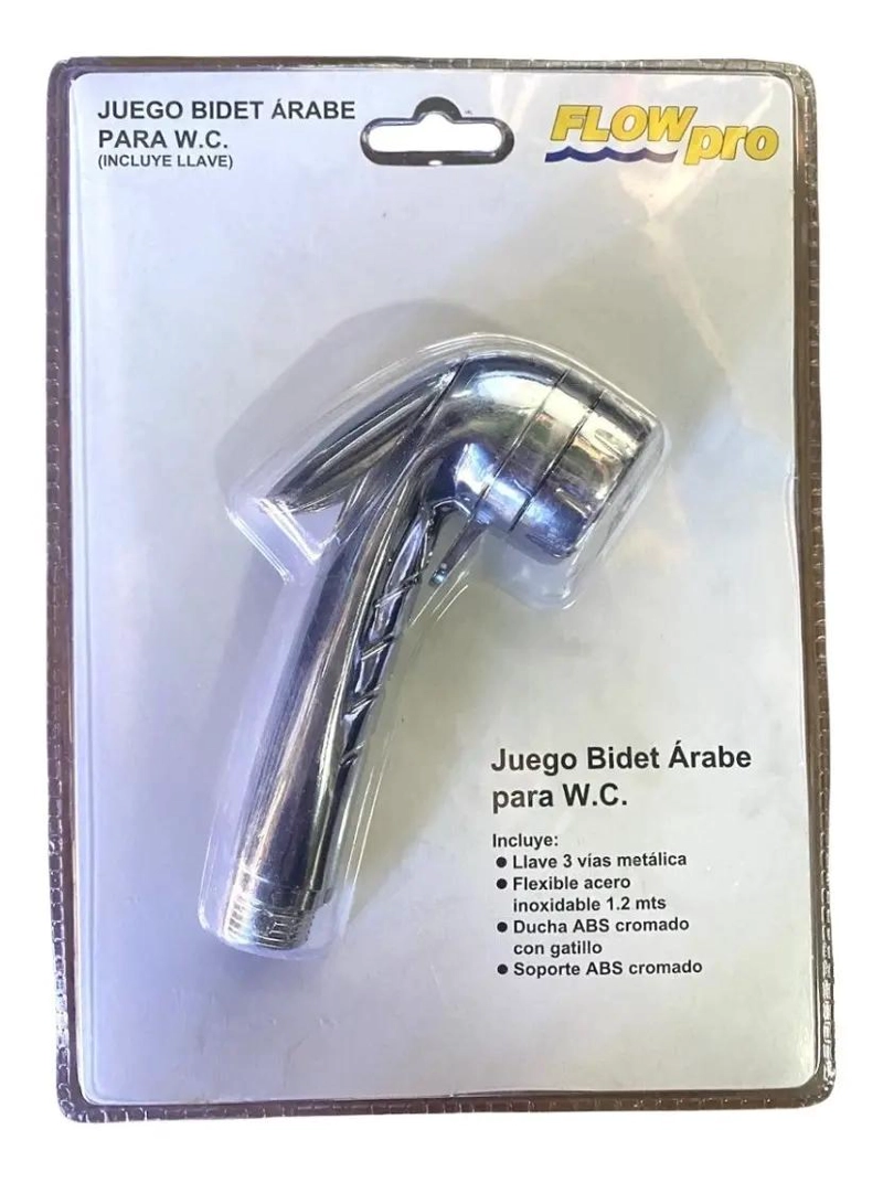 DUCHA BIDET ARABE PARA WC CON CONTROL DE FLUJO - 2
