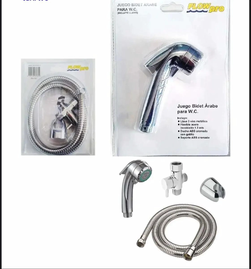 DUCHA BIDET ARABE PARA WC CON CONTROL DE FLUJO - 4