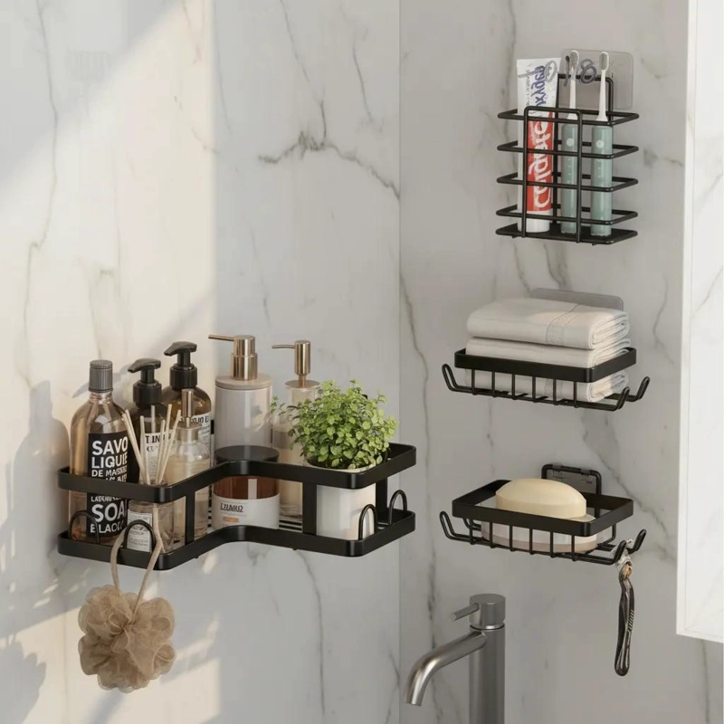 ESTANTE ORGANIZADOR PARA BAÑO CON MULTIPLES NIVELES - 1