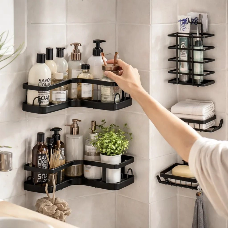 ESTANTE ORGANIZADOR PARA BAÑO CON MULTIPLES NIVELES - 2