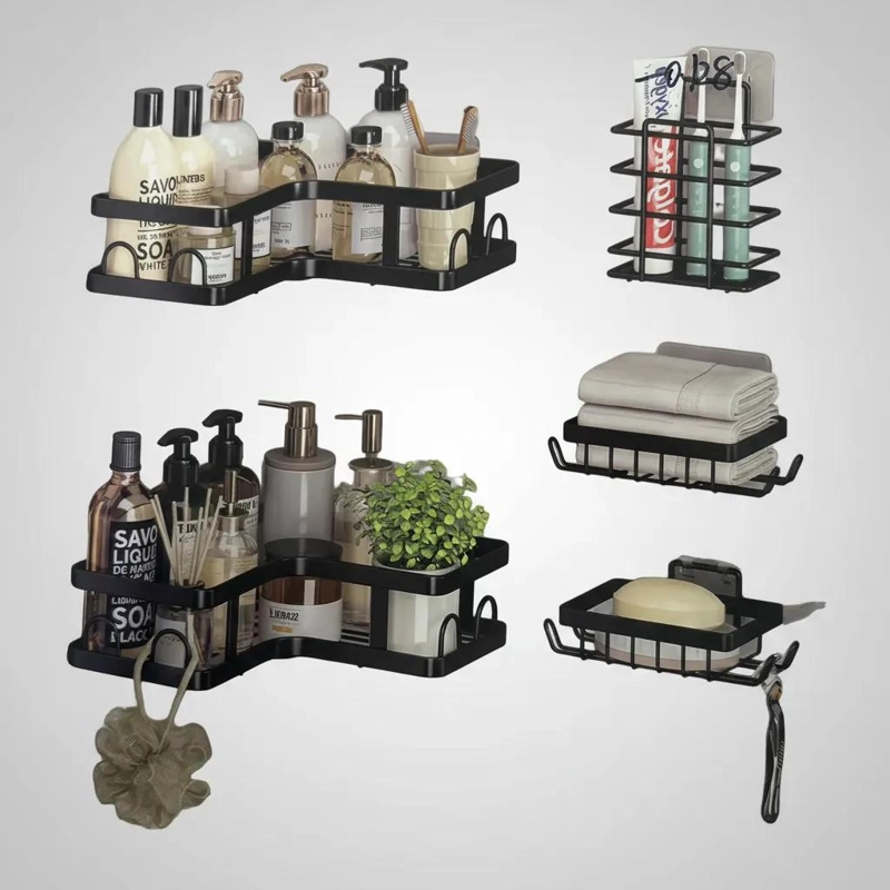 ESTANTE ORGANIZADOR PARA BAÑO CON MULTIPLES NIVELES - 4