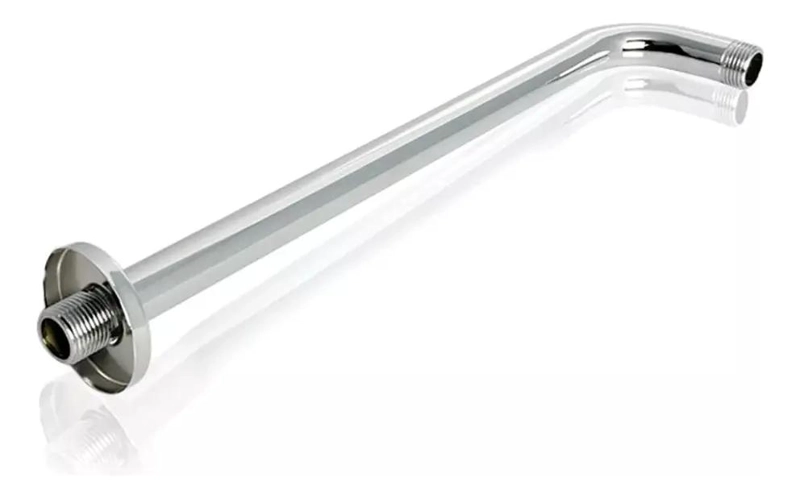 KIT PLATO DE DUCHA CUADRADO INOX 25 CM CON BRAZO 40 CM - 3