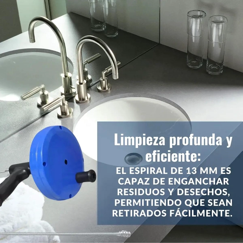 DESTAPA CAÑERIAS PISTOLA SOPAPO 5 METROS - 2