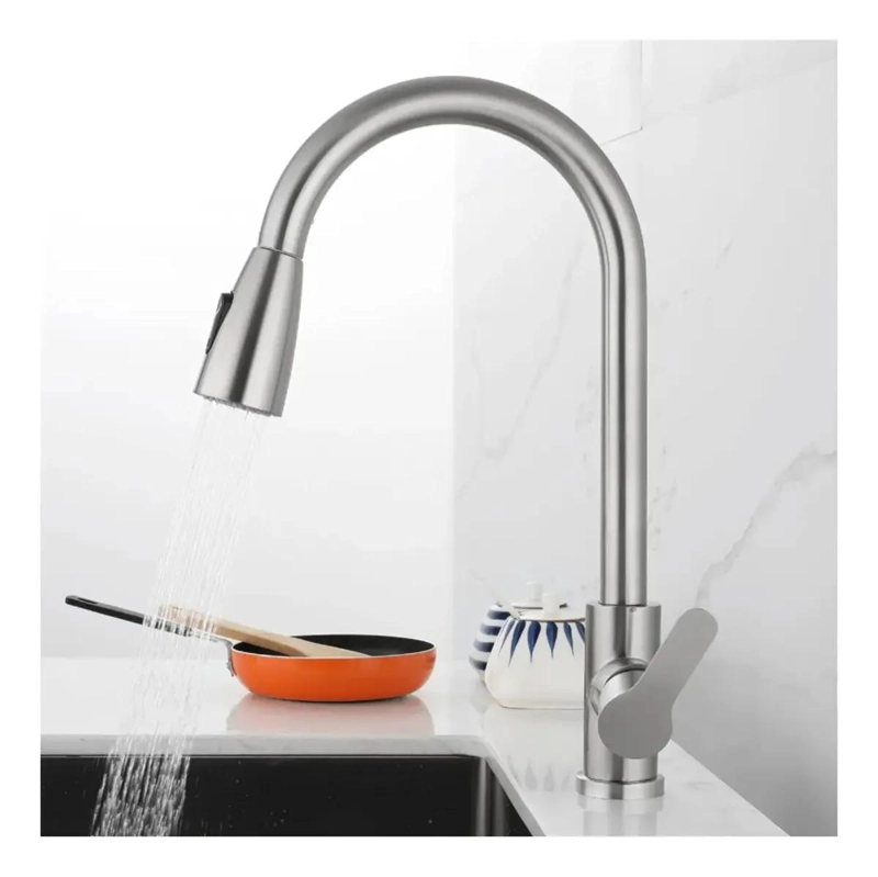 LLAVE MONOMANDO FLEXIBLE PARA LAVAPLATOS DE COCINA - 2