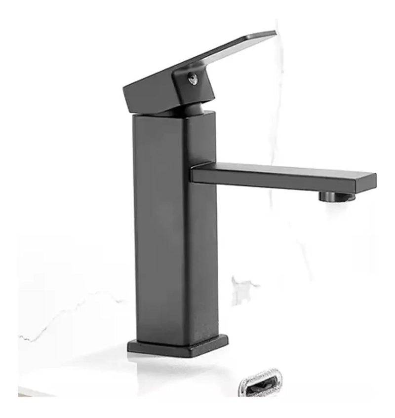 LLAVE MONOMANDO PARA LAVATORIO EN COLOR NEGRO MATE - 5