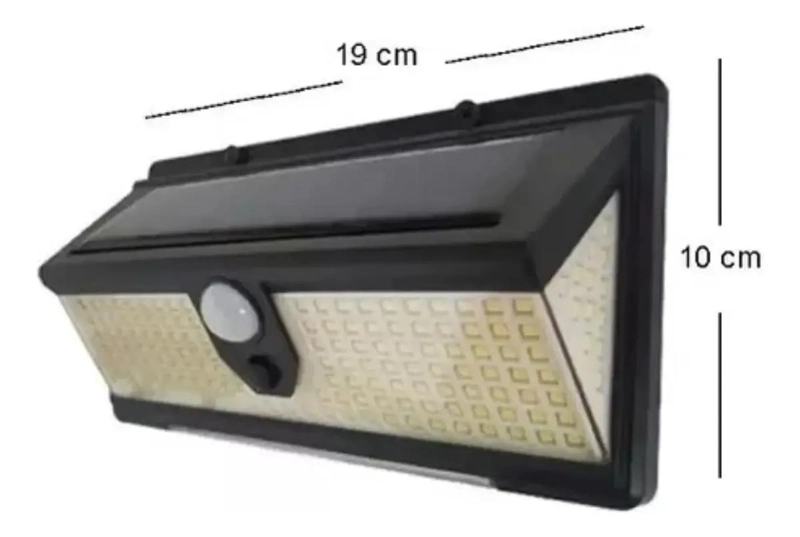 FOCO SOLAR EXTERIOR LED CON SENSOR Y LUZ TENUE - 2