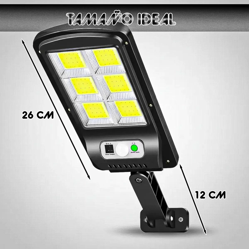 PACK 3 FOCOS LED SOLARES PARA EXTERIOR - 3