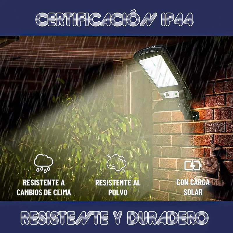 PACK 3 FOCOS LED SOLARES PARA EXTERIOR - 5