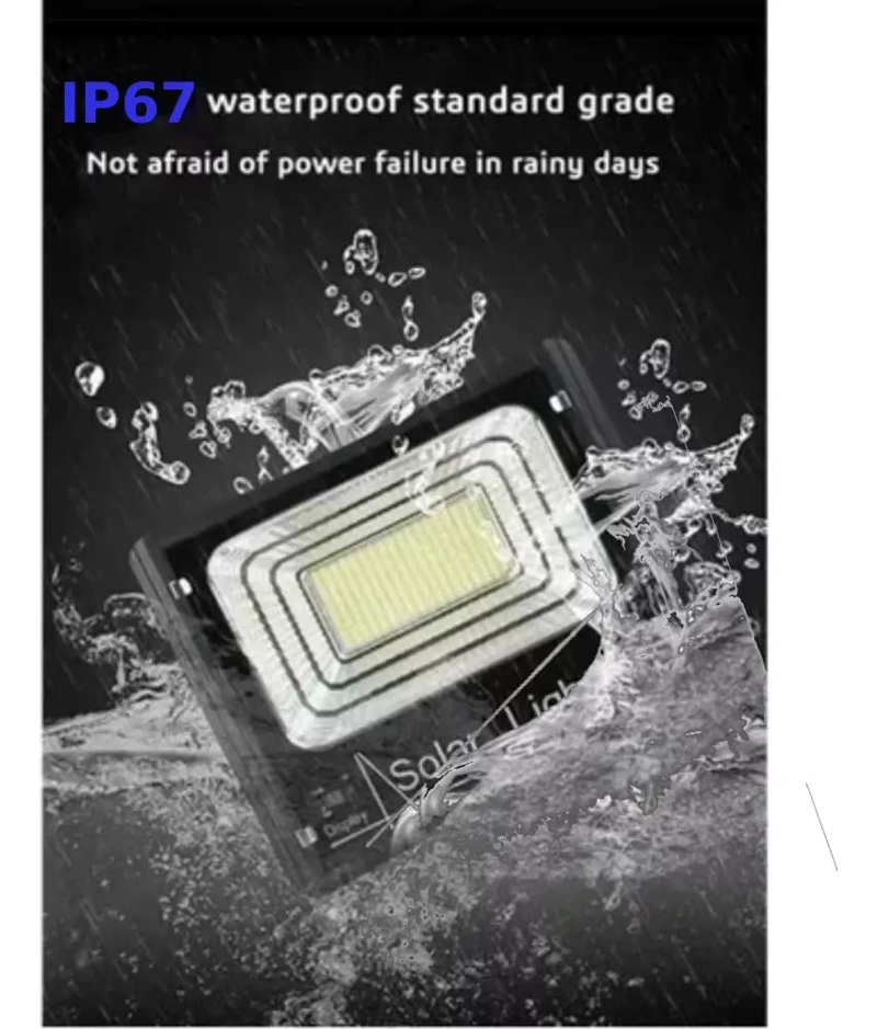 FOCO REFLECTOR SOLAR EXTERIOR 500W LUZ BLANCA - 4