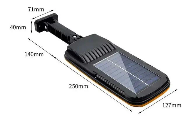 FOCO SOLAR EXTERIOR 160 LED CON SENSOR DE MOVIMIENTO Y MO - 2
