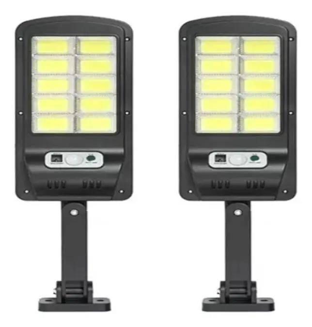 PACK 2 FOCOS SOLARES LED CON SENSOR DE MOVIMIENTO - 1