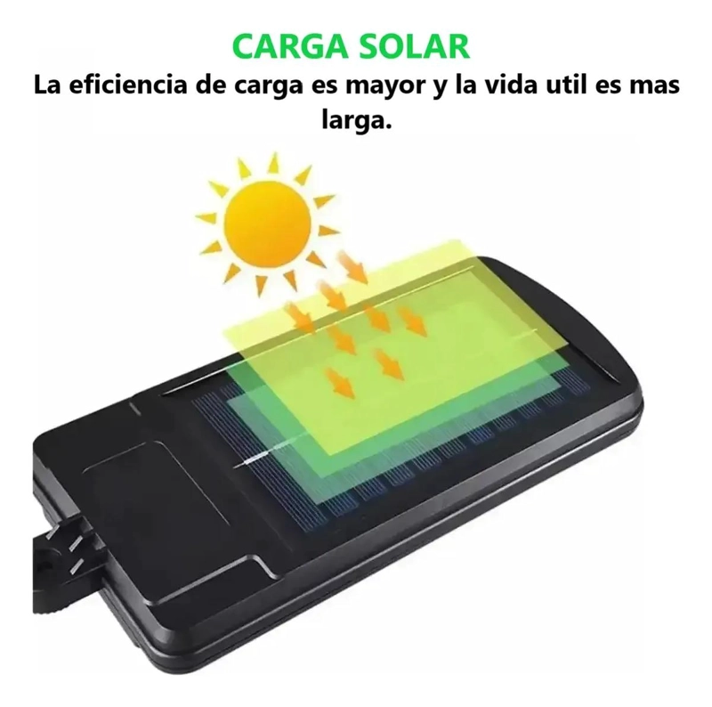 PACK 2 FOCOS SOLARES LED CON SENSOR DE MOVIMIENTO - 5