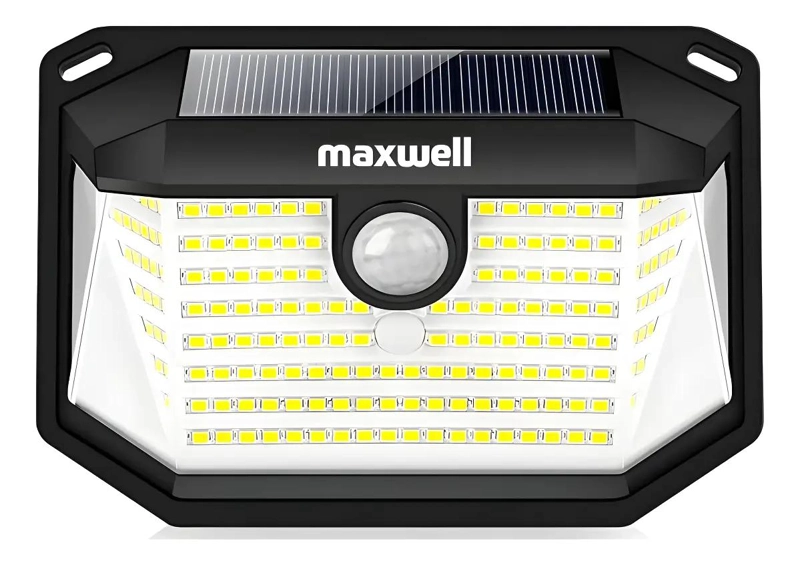 FOCO SOLAR EXTERIOR 178 LED CON SENSOR DE MOVIMIENTO - 1