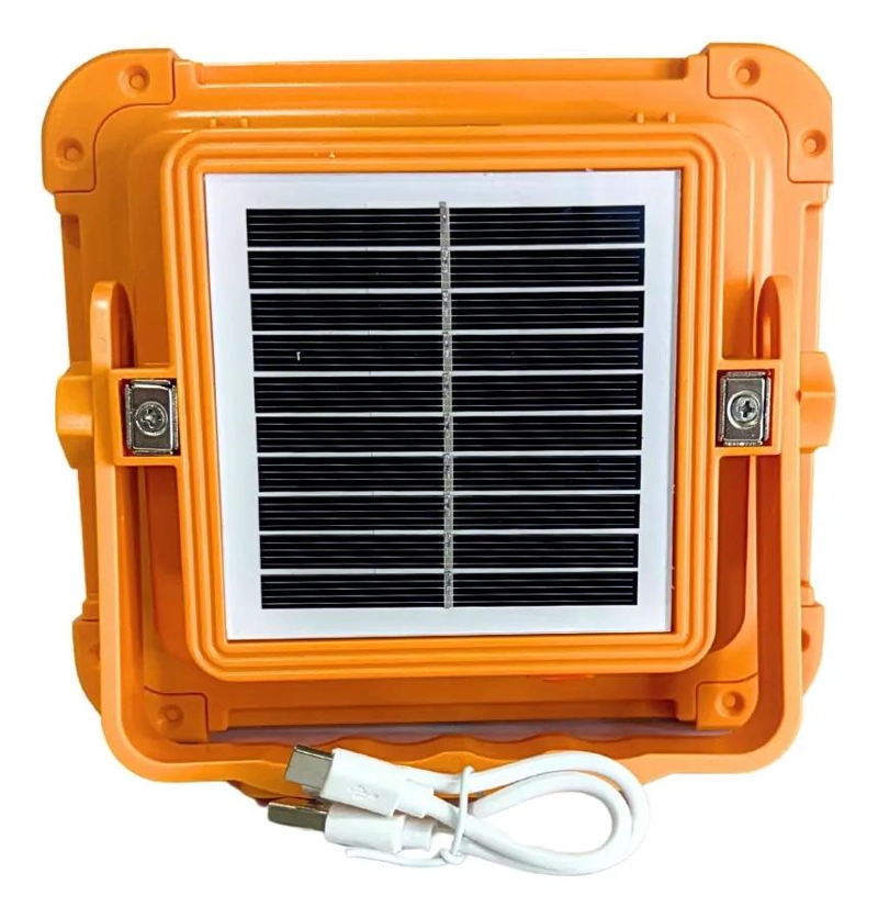FOCO SOLAR 200W REFLECTOR LED LUZ FRIA, CALIDA Y EMERG. - 4