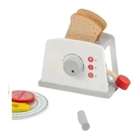 TOSTADORA DE MADERA CON ACCESORIOS PARA JUEGO - 2