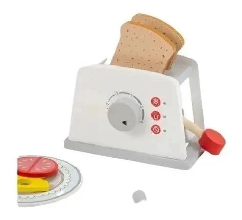 TOSTADORA DE MADERA CON ACCESORIOS PARA JUEGO - 4