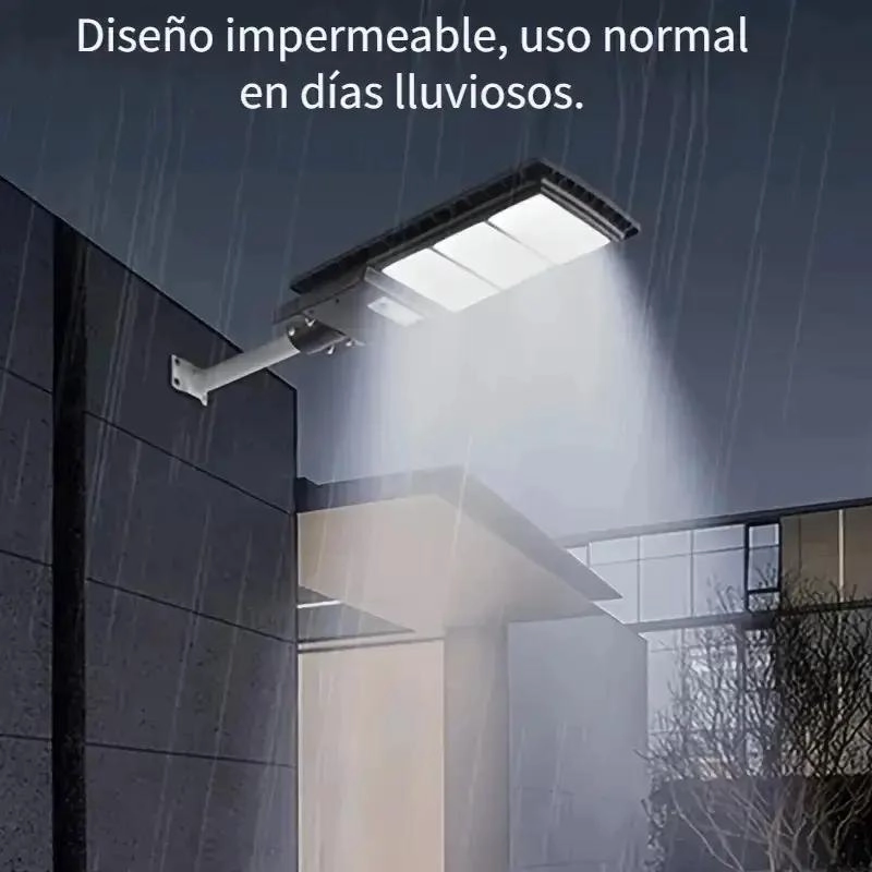 FOCO SOLAR RECARGABLE 300W CON SENSOR Y CONTROL REMOTO - 3