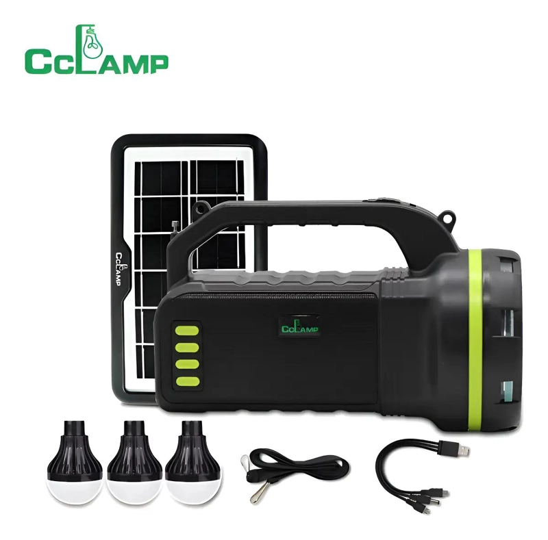 KIT SOLAR CAMPING CON LINTERNA LED, RADIO BLUETOOTH Y USB - 1