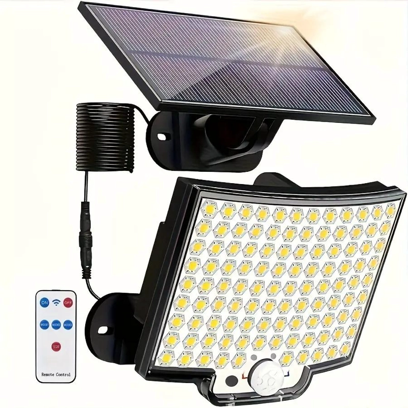 LAMPARA LED SOLAR CON SENSOR DE MOVIMIENTO - 1