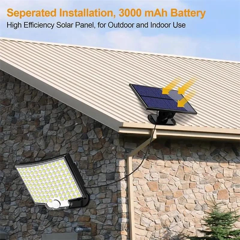 LAMPARA LED SOLAR CON SENSOR DE MOVIMIENTO - 5