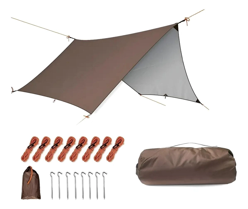 TOLDO CARPA 4.4X5.8M CON ESTACAS Y PROTECCION UV - 1
