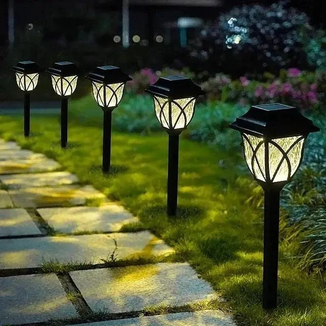 ESTACA SOLAR LED PARA JARDIN Y EXTERIORES X6 UNIDADES - 5