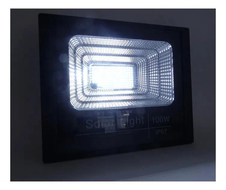 FOCO SOLAR 100W CON 150 LED Y PANEL SOLAR - 2