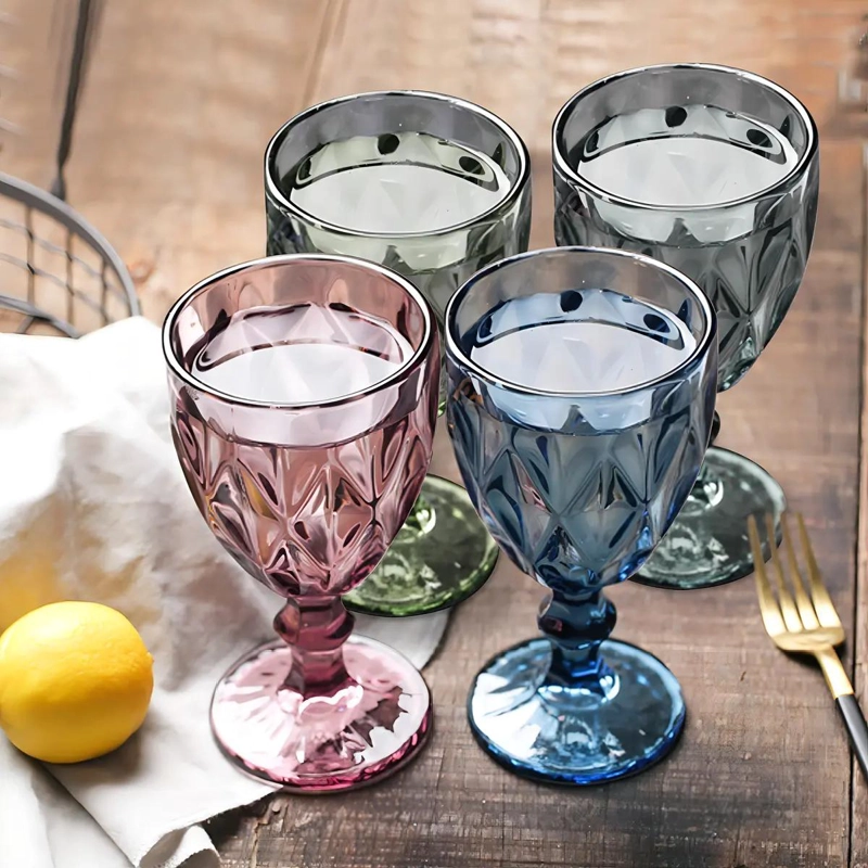 SET 6 COPAS VIDRIO 300 ML PARA COCTEL Y VINO - 5