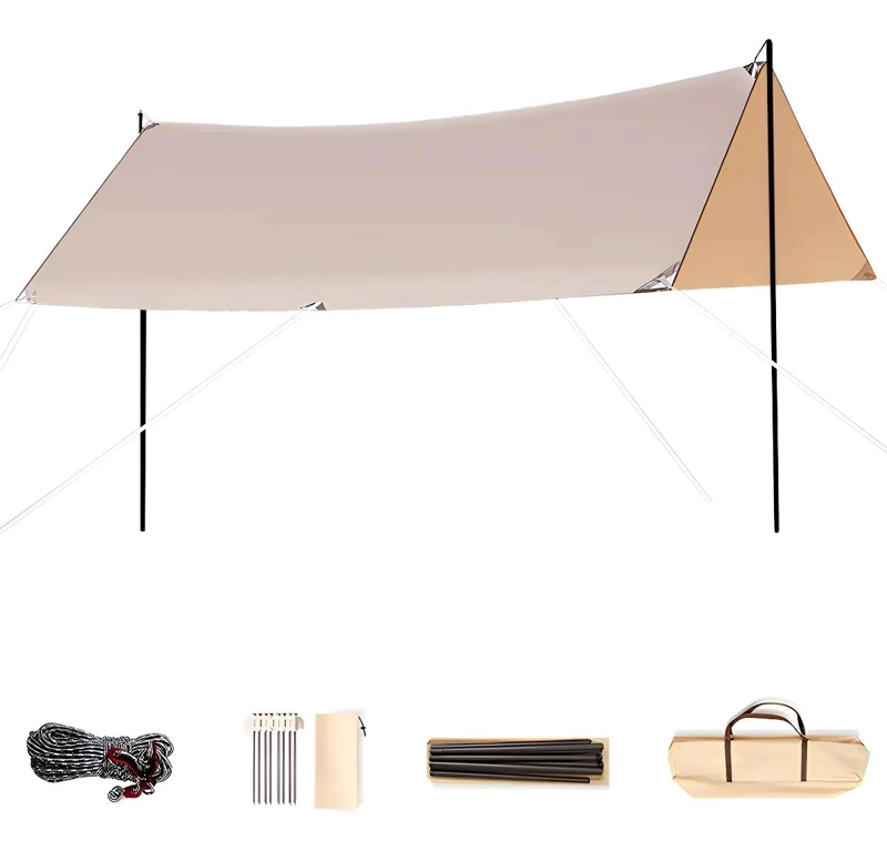 TOLDO PLEGABLE 3X4M PROTECCION SOLAR IMPERMEABLE - 1
