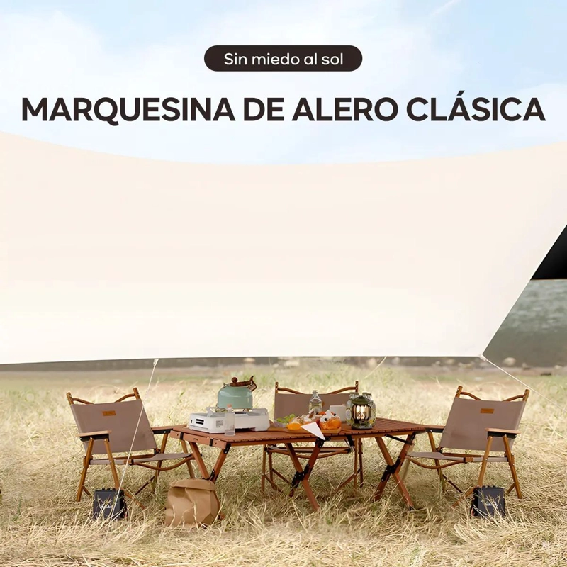 TOLDO PLEGABLE 3X4M PROTECCION SOLAR IMPERMEABLE - 3