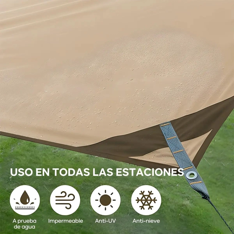 TOLDO PLEGABLE 3X4M PROTECCION SOLAR IMPERMEABLE - 4
