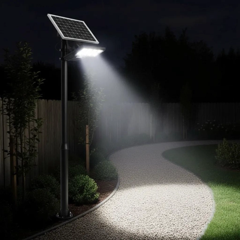 FOCO SOLAR LED 1200W CON SENSOR Y CONTROL REMOTO - 3