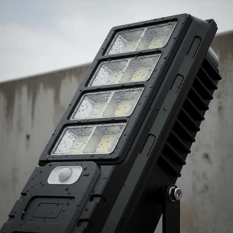 FOCO SOLAR LED 1200W CON SENSOR Y CONTROL REMOTO - 4