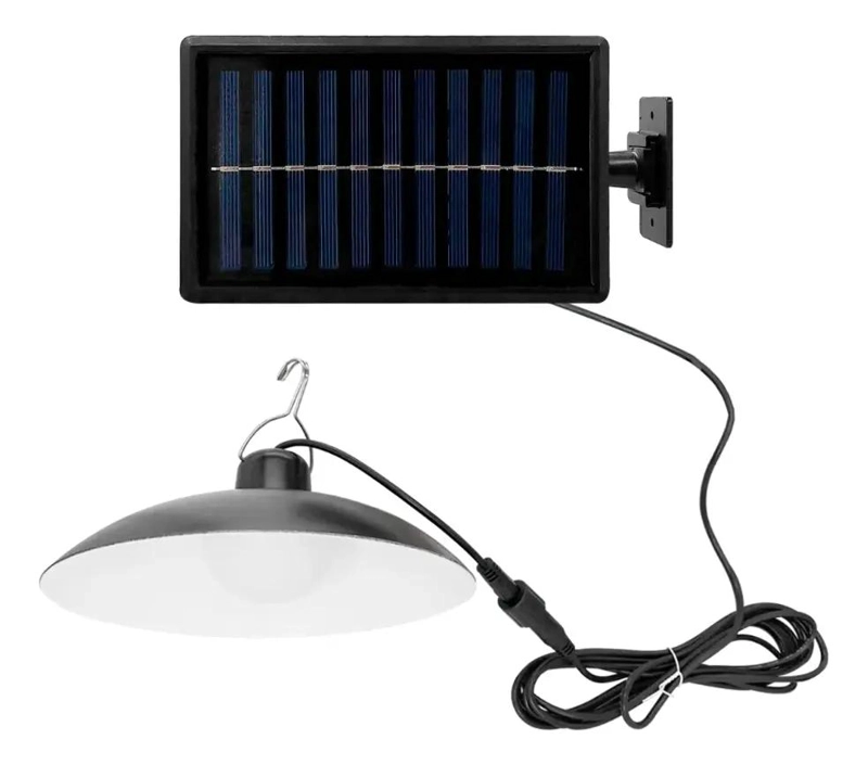 LAMPARA COLGANTE LED SOLAR PARA EXTERIOR - 1