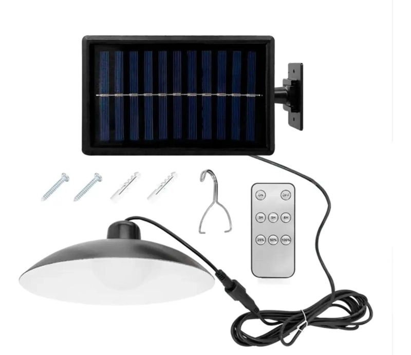 LAMPARA COLGANTE LED SOLAR PARA EXTERIOR - 3