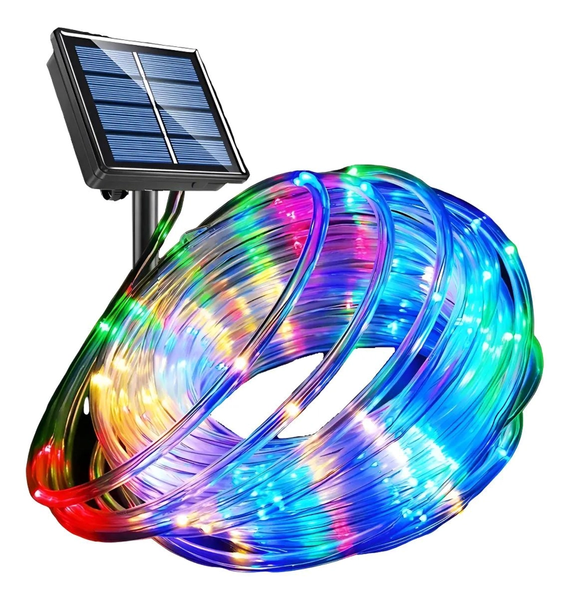 MANGUERA LED MULTICOLOR SOLAR 10M PARA EXTERIOR - 1