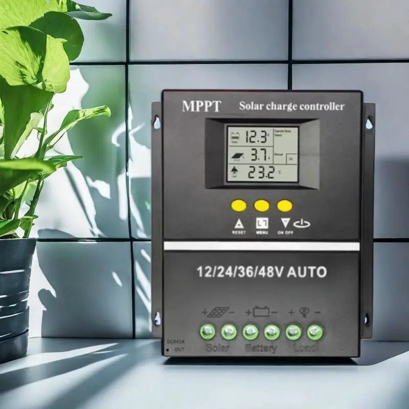 CONTROLADOR DE CARGA SOLAR MPPT 100A 12-48V - 3
